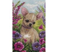 Panna Chihuahua, kit punto croce contato, 16 x 26 cm