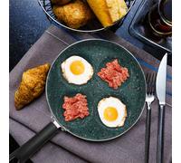 Panna domestica antiaderente da 1 pc 24 cm (verde) padella antiaderente