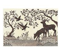 PANNA Set da Ricamo Blackwork, Multicolore, 35x25cm