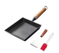 Panne di frittura non stick - Set di pentole durevoli, rivestimento in ceramica gratuita PFOA | Anche la distribuzione del calore, la superficie resistente ai graffi, le comode maniglie resistenti al