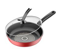 Panne non fritte non bastoncini - Panna stick di lunga durata | Induzione frittura tossica con coperchio | Padella di cucina ergonomica riutilizzabile, utensile da cucina per colazione per la
