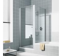 Panneau latéral de Kermi IBIZA 2000 TWO 07516, I2TWO075161AK, I2TWO075161AK, Colorazione: Argento Lucido Opaco Vetro Trasparente Vetro Reale Trasparente