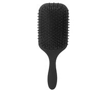 Pannella per capelli Detumling Styling Massage Scalp Cuscinetto Air Cuscini morbidi Riduci i capelli che tirano comodi materiale di tenuta per le donne (Nero)