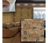 Pannelli 3D "AUTOADESIVI" in PVC EGYPT effetto MOSAICO BAGNO DOCCIA Realistici e isolanti.