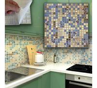 Pannelli 3D "AUTOADESIVI" in PVC GRANIT effetto MOSAICO BAGNO DOCCIA Realistici e isolanti.