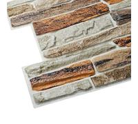 Pannelli 3D da Parete in PVC Adesivi Decorativi 98x48 cm Moderni GIBRALTAR