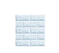 Pannelli 3d,Pannelli Adesivi per Pareti Carta da Parati 3D in Schiuma Ispessita, Autoadesiva, Effetto Mattone, Impermeabile e Antimuffa, Uso Adatto per Decorazione della Casa(Color 13,10PCS)