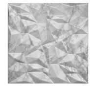 Pannelli 3D, pannelli in polistirolo, pannelli da soffitto effetto marmo, pannelli da parete 3D, decorazioni, soffitti, rivestimento da parete in marmo, spessore 3 mm, 50 x 50 cm, 12 m², 48 pezzi