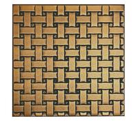 Pannelli 3D, pannelli in polistirolo, pannelli da soffitto retrò, pannelli da parete 3D, decorazioni, soffitti, rivestimento da parete vintage, spessore 3 mm, 50 x 50 cm/4 m², 16 pezzi (98-ZL-64)