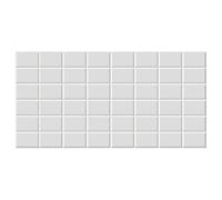 Pannelli 3D Rivestimento a parete in PVC effetto PIASTRELLE BIANCHE Realistici e isolanti.