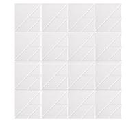 Pannelli acustici autoadesivi, 12 pezzi, assorbitori acustici, 30 x 30 x 1 cm, isolamento acustico, per pareti, soffitti, porte, studio, ufficio, gioco, decorazione da parete e trattamento acustico
