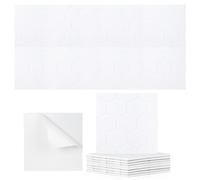 Pannelli acustici autoadesivi, 12 pezzi, assorbitori acustici ad alta densità, 230 kg/m³, 30 x 30 x 1 cm, isolamento acustico da parete, pannelli acustici per la decorazione di giochi, uffici, studi
