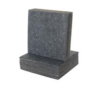 Pannelli acustici autoadesivi, 18 pezzi, trattamenti acustici, parete di isolamento acustico ad alta densità per decorazione della parete, pannelli di isolamento acustico di un retro autoadesivo