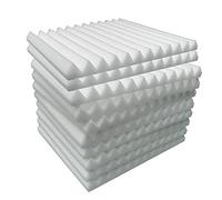 Pannelli acustici bifacciali, confezione da 10 pannelli acustici triangolari, pannelli in schiuma fonoassorbenti per studi musicali, imbottitura in schiuma, resistenti al fuoco, per studi di