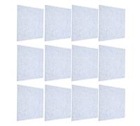 Pannelli Acustici da 12 Pezzi, Pannello Fonoassorbente in Fibra di Poliestere da 12 X 12 Pollici, Pannelli Fonoassorbenti Tagliabili per la Ricodifica Delle Sale Prove(Nastro)