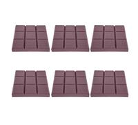 Pannelli Acustici da 6 Pezzi, Pannelli Fonoassorbenti ad Alta Densità 11,8 X 11,8 X 2 Pollici Pannello Fonoassorbente Pannelli in Schiuma Fonoassorbente per Pareti e Soffitto(Viola)