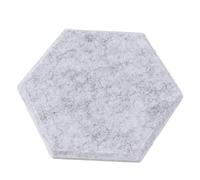 Pannelli Acustici Esagonali da 12 Pezzi - Pannelli Fonoassorbenti Ad Alta Densità Per Un Migliore Isolamento Acustico - Pannelli da Parete Smussati - Dimensioni 14x12x7 Cm(Grigio chiaro)