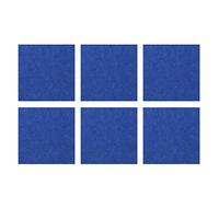 Pannelli acustici fonoassorbenti e fonoassorbenti ignifughi di classe B1 da 6 pezzi per una maggiore chiarezza del suono in KTV, cinema, studi - Sicuro per adulti e animali (Blue)
