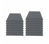 Pannelli acustici in schiuma, colore avanzato per isolamento acustico, tappetino insonorizzante per timpano, hotel e camera da letto, 50 x 50 cm, nero, blu, rosso, grigio, bianco, oro