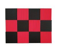 Pannelli acustici in schiuma insonorizzante per studio acustico, pannelli da parete acustici in schiuma a cuneo, confezione da 24 pezzi da 30 x 12 x 1 cm