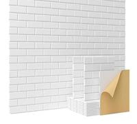 Pannelli Acustico Quadrati Autoadesivi 12 Pezzi Pannelli Insonorizzanti 30 x 30 x 0,9 cm per Recording Studio, Cameretta, Home Ufficio, Pannelli Fonoassorbenti Decorativi (Bianco)