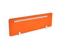 Pannelli arancioni per la privacy da scrivania, 100 cm x 30 cm, divisorio per la riduzione del rumore e il controllo delle distrazioni visive, perfetti per spazi di lavoro in ufficio