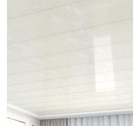 Pannelli autoadesivi for controsoffitti in PVC, for in plastica, decorativi for,Colla senza piastrelle for soffitti,Isolante,Per,Camera da letto,Soggiorno e sala giochi(Style a,5-pcs 30 * 60cm)