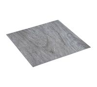 Pannelli autoadesivi in PVC, 55 pezzi, grigio chiaro, 5,11 m² | Per interni, forma rettangolare, bordi lisci, facile da pulire, installazione fai da te
