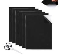 Pannelli autoadesivi in schiuma EVA 7 pezzi 250×200×3mm neri con forbici incluse per antiscivolo ammortizzazione silenziamento fai da te casa ufficio attrezzi mobili