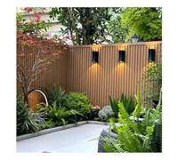 Pannelli compositi di plastica di legno del recinto, recinzione all'aperto del giardino di privacy, pannelli temporanei di confine animale