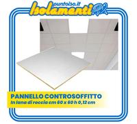 Pannelli Controsoffitto Rockfon Pacific in Lana di Roccia 60 X 60 cm 40 pannelli