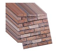 Pannelli da parete 3D, 30 x 30 cm Pannelli Adesivi per Pareti autoadesivi, impermeabili, in PVC, per decorare le pareti di soggiorno, camera da letto, cucina, bagno (40)