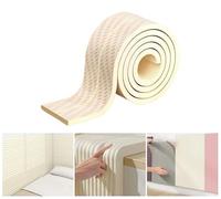 Pannelli da parete 3D imbottiti, autoadesivi, imbottiti, anti-collisione, per protezione della testiera della camera da letto, garage, mobili, tagliabili