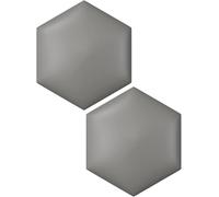 Pannelli da parete autoadesivi 3D esagonali, confezione da 3, imbottitura decorativa per camera dei bambini e soggiorno, testiera anti-collisione, 25 x 29 cm, colore: azzurro