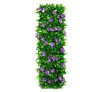 Pannelli da parete di fiori artificiali - siepi verdi dal design realistico ed estendibile | Pannello da parete verde per casa, giardino, ufficio, negozio, caffetteria, decorazione per matrimoni