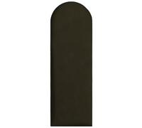 Pannelli da parete imbottiti 90x30 cm - per un montaggio fai-da-te molto semplice, in velluto, con imbottitura morbida, colore ebano - testiera decorativa per camera da letto, ufficio, cameretta