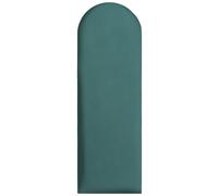 Pannelli da parete imbottiti 90x30 cm - per un montaggio fai-da-te molto semplice, in velluto, con imbottitura morbida, colore mare - testiera decorativa per camera da letto, ufficio, cameretta