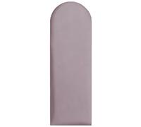 Pannelli da parete imbottiti 90x30 cm - per un montaggio fai-da-te molto semplice, in velluto, con imbottitura morbida, colore lilla - testiera decorativa per camera da letto, ufficio, cameretta