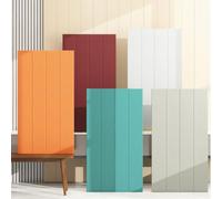Pannelli da parete imbottiti autoadesivi e impermeabili, anti-collisione, per comodino, per decorazione della camera da letto, set da 10 pezzi, colore: grigio