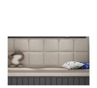 Pannelli da parete imbottiti Peel and Stick, testiera 3D anti-collisione per camera da letto, pannelli a parete in lino, elegante decorazione per testiera, colore B, 60 x 120 cm