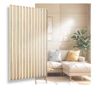 Pannelli da parete in polistirolo 3D, pannelli da soffitto, XL, decorativi, lamelle in polistirolo, colore oro, soffitto, rivestimento da parete, spessore 3 mm, 100 x 50 cm, 20 m², 40 pezzi, bianco e
