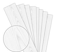 Pannelli da parete o da soffitto, rivestimento decorativo, in polistirolo, effetto legno, 20 mq/120 pezzi, colore argento