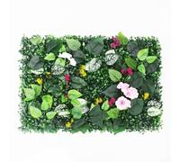 Pannelli da parete resistenti ai raggi UV, 40 x 60 cm, per giardini, migliorano la privacy e imitano l'aspetto naturale (A)