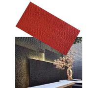 Pannelli da parete Stream Faux Stone Texture, rivestimenti for pareti esterne resistenti alle intemperie, rivestimenti decorativi for pareti for uso domestico e commerciale(Color B,120cm/4-Pack)