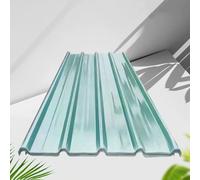 Pannelli Da Tetto Trasparente, 1.2mm Pannelli Da Tetto Resistente Ai Raggi Uv, Lamiere Ondulate Antipioggia, Lastra Di Copertura in Fibra Di Vetro, Pannelli Coibentati (0.9×2m/35×79in,1pcs)