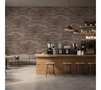 Pannelli decorativi da parete 3D, rivestimento interno | lavabile, in schiuma EPS con rilievo effetto mattoni per soggiorno, cucina e camera da letto (confezione da 20 pannelli) + 8 barattoli adesivi