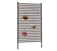 Pannelli decorativi in metallo per giardino, patio, balcone e gazebo, recinzione autoportante, 90 cm x 180 cm, perfetti per la privacy e la decorazione del cortile