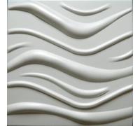 Pannelli decorativi in polistirolo 3D mod. Maru 50x50cm conf. da mq. 2 (pz 8 pannelli)