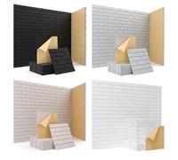 Pannelli decorativi per isolamento acustico con feltro in poliestere per istituzioni educative, 6 pannelli (bianco)