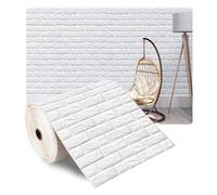 Pannelli Decorativi per Pareti,Pannelli Adesivi pe 1/3/5/10M 3D autoadesiva decorazione carta da parati continua impermeabile adesivi murali in mattoni soggiorno camera da letto parete decorazione del